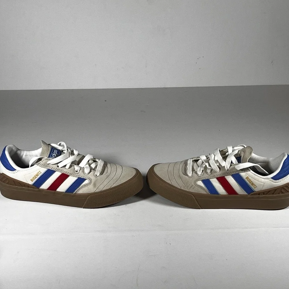Adidas Busenitz Vulc II Vulcanized Skate Shoe Bliss Blue Bird Gum Size 4 H04886